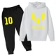 thumbnail image 3 of Conjunto de sudadera con capucha y pantalones largos de moda infantil con la superestrella argentina de fútbol número 10, ropa para niños, primavera y otoño, ropa deportiva Messi, 3 of 5