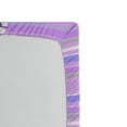 thumbnail image 2 of Ambesonne Flowers Fitted Sheet, Floral Ornate and Stripes, Twin XL Size, Salmon and Multicolor, 2 of 2