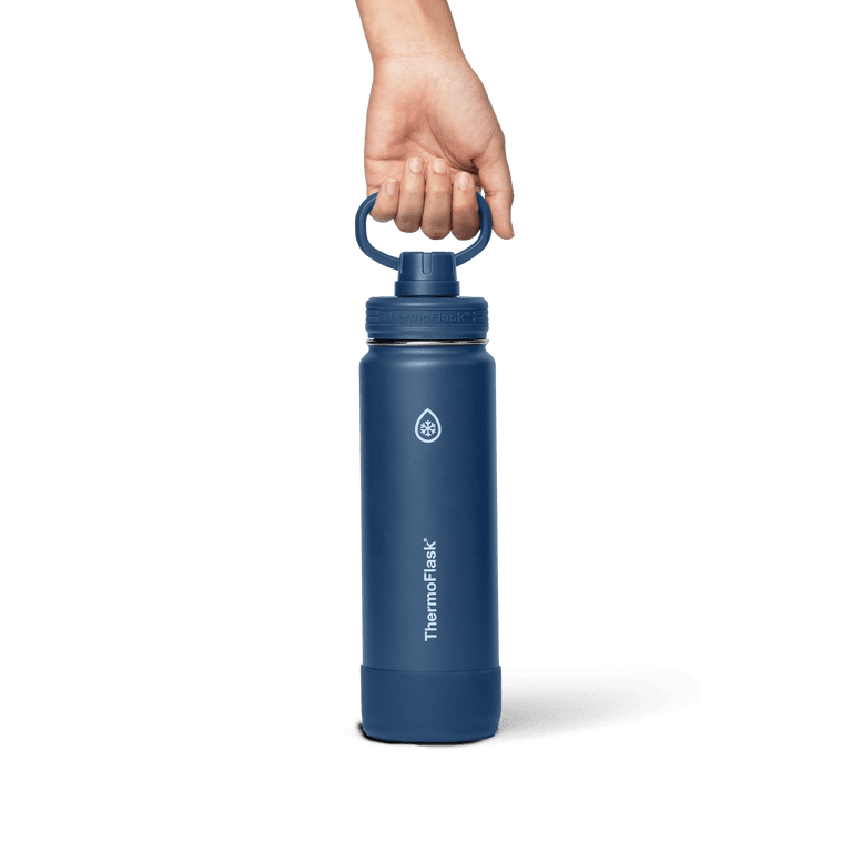 Classics Insulated Water Bottle, 24 oz, Navy photo 3