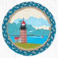 thumbnail image 1 of Capitol Importing 80-621QL 10 x 10 Pouces MSPR-621 Quoddy Lighthouse Imprimé Trivet Rond, 1 of 1