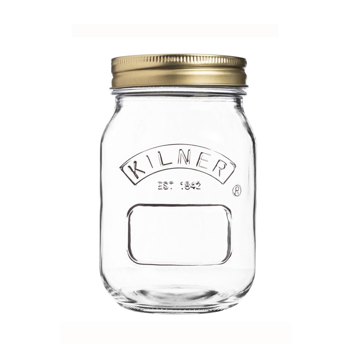 Kilner Pots mason en verre à ouverture régulière avec couvercles scellés, 500ml