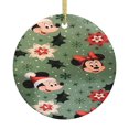thumbnail image 1 of Adorno navideño colgante de Mickey Mouse para árbol de Navidad - Decoraciones colgantes de cerámica para fiestas - Ideas para regalar adornos navideños, 1 of 8