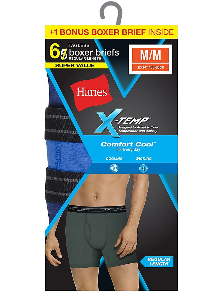 hanes x temp comfort cool boxer briefs