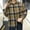 #03 Coffee, variant on Women's Flannel Shirts Casual Button Down Plaid Shirt Jacket Fall Winter Loose Long Sleeve Fleece Shacket Fashion Leisure Outfits with Pockets