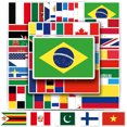 thumbnail image 1 of 105 Pcs Autocollants Drapeau du Monde, 1 of 8