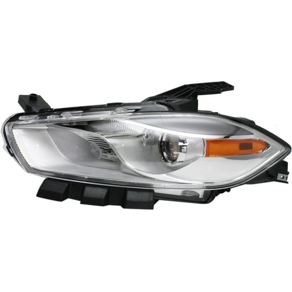 Headlight Compatible With 2013-2015 Dodge Dart Left Driver Halogen With bulb(s)
