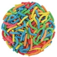 thumbnail image 6 of FirstChoiceCandy Sweet & Sour Gummy Worms, Multi Flavors and Solid Colors (1 Pound, Sour Mix Fruit), 6 of 9