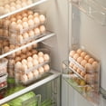 thumbnail image 5 of SLYNSHome Stackable Egg Holder for Refrigerator Door - Clear Plastic Egg Storage Container, Organizer Tray for Kitchen Cabinet, Pantry (Holds 12 Eggs), 5 of 6