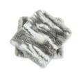 thumbnail image 2 of Home Soft Things Jacquard Faux Fur 2 Piece Throw Pillow Cover Set - Grey - 14" x 26", 2 of 7