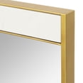 thumbnail image 6 of 21x32 Lina Modern Wall Mirror, Gold with Marble, 6 of 6