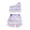 Light Violet, variant on Kids Girls Sequins Dance Outfits One Shoulder Crop Top with Skirt 2 Piece Set Latin Ballroom Costume(Purple,9-10 Years)