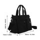 thumbnail image 2 of unbranded Tote De Mujer En Nylon Negro Con Gran Capacidad Y Acolchadas, 2 of 8