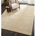 thumbnail image 5 of Malibu Shag Solid Cream Area Rug, 5 of 7