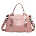 thumbnail image 2 of Bolsa de Lona, Bolsa Deportiva Tipo Tote para El Gimnasio, Bolso de Hombro para Escapadas de Fin de Semana para Mujer, Ideal para Viajes, Gimnasio y Compras., 2 of 7