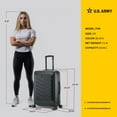 thumbnail image 5 of US ARMY FOX 24" Medium Suitcase Black, 5 of 10