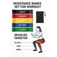 thumbnail image 2 of Set de 5 bandas de resistencia duraderas antideslizantes tipo loop, 2 of 7