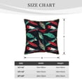 thumbnail image 2 of KLL Fishing Lure Decorative Throw Pillow Covers Velvet Soft for Couch Sofa Bedroom Living Room Outdoor (No pillow core)- 20"x20", 2 of 5