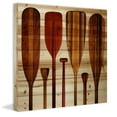 thumbnail image 2 of Parvez Taj Paddles Pinewood Wall Art, 24" x 24", 2 of 5