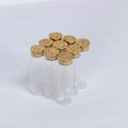 thumbnail image 1 of 25x80x21mm 40ml Test Tube Glass Bottle Cute Clear Glass Bottle with Cork for Wedding Holiday Decoration Coffee Shop Decoration 6pcs, 1 of 5