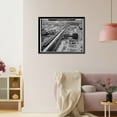 thumbnail image 3 of Historic Framed Print, Northeast Railroad Corridor, Amtrak Route between Maryland/Delaware & Delaware/, Wilmington, New Castle County, DE - 10, 17-7/8" x 21-7/8", 3 of 9