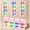 Blue+green+pink+purple, variant on 4Pcs LED Keyboard Fidget Clicker Keychain | Pastel Stress Relief Fidget Toy for ADHD Anxiety Adults Gifts