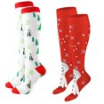 thumbnail image 1 of Neuartige Damensocken – kniehohe Weihnachtssocken – lustige Urlaubssocken Zhivalor CWY-0696, 1 of 5