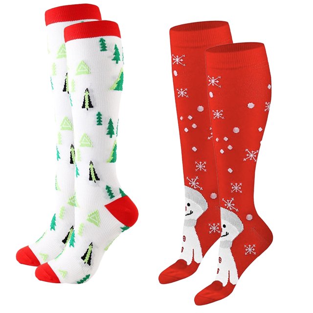 Neuartige Damensocken – kniehohe Weihnachtssocken – lustige Urlaubssocken Zhivalor CWY-0696