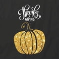 thumbnail image 2 of Thanksgiving T-Shirt | Happy Holiday Black Tee Gift, 2 of 5