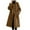 Brown, variant on tklpehg Womens Jacket Fall Winter Button Long Coats Pocket Overcoat Leisure Loose Solid Color Long Sleeve Fall Coat Outwear Black XXXL