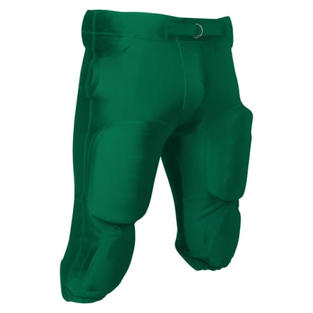 Blocker Traditional Poly/Spandex Football Game Pants, Youth Medium, Forest Green