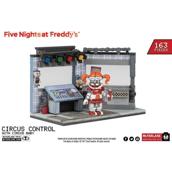 FIVE NIGHTS AT FREDDY'S MEDIUM CONSTRUCTION SET - CIRCUS CONTROL