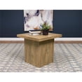 thumbnail image 6 of Pemberly Row Square Farmhouse Engineered Wood End Table in Brown, 6 of 7