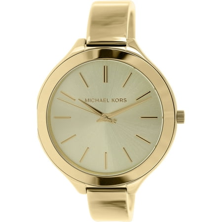 UPC 796483076976 product image for Michael Kors Women's Slim Runway Gold-Tone Steel and Dial | upcitemdb.com