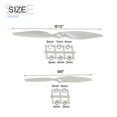 thumbnail image 2 of Uxcell 2Pcs RC Propellers 2 Vane Blades Props 6x4", 15x8" Grey with Adapter Rings, 2 of 7