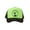 Black/Neon Green - Black Patch, variant on Joshua Tree Adjustable Mesh Trucker Hat - Black - Black/Neon Yellow
