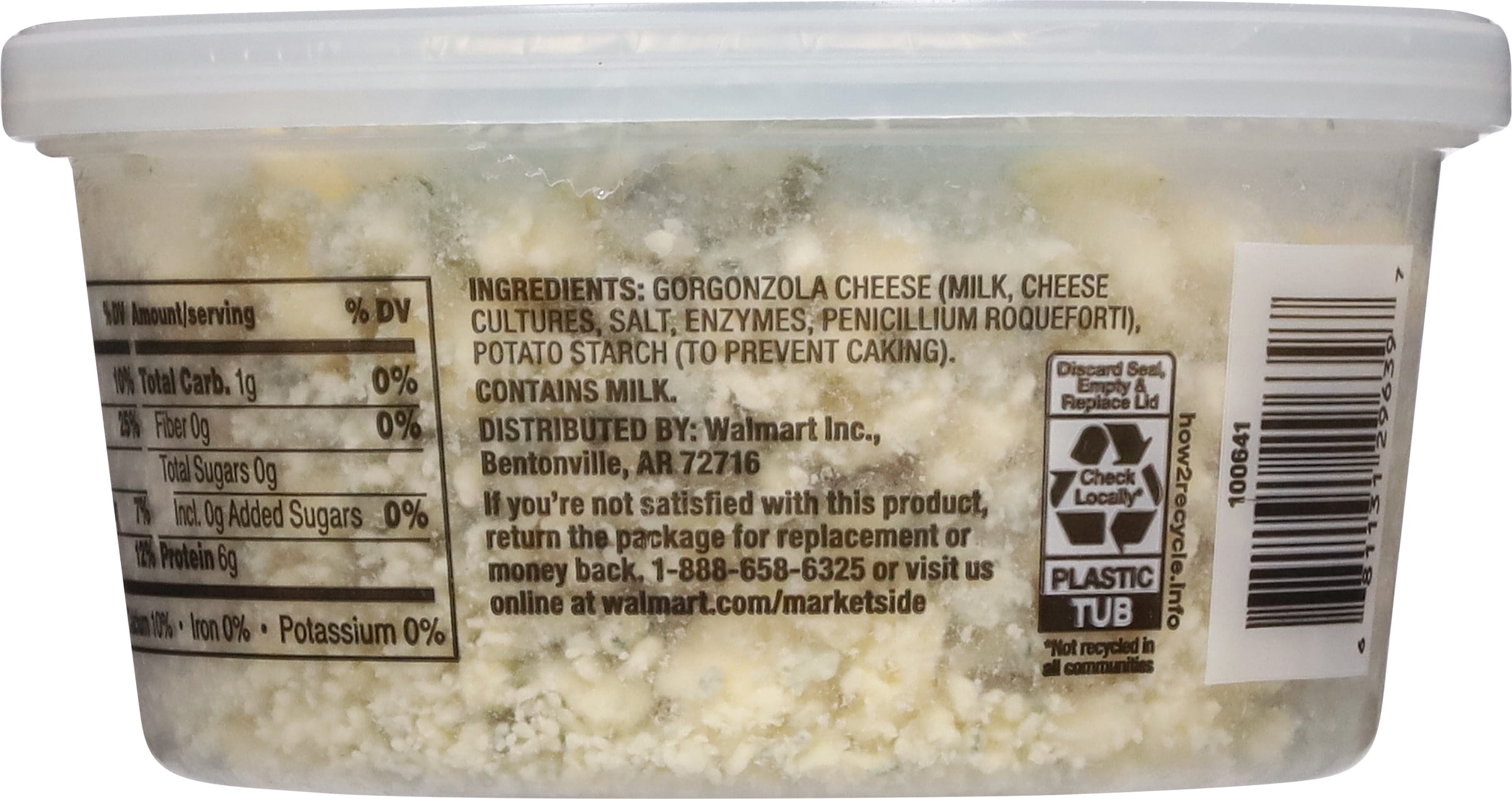 Marketside Gorgonzola Cheese Crumble Cup, 5 oz