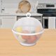 thumbnail image 4 of Canastas de frutas de malla blanco con tapas para frutas, recipientes de productos de cocina de restaurante Φ11 pulgadas BLESIY Canasta de frutas, 4 of 6