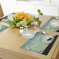 thumbnail image 4 of Ambesonne Nature Place Mats Set of 4, Whales and Pollution, Standard Size, Multicolor, 4 of 6
