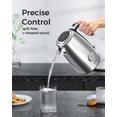 thumbnail image 3 of LONGDEEM Electric Tea Kettle, 1.7L/1500W, Thermometer, Auto Shut-Off, Boil-Dry Protection, Silver, 3 of 7