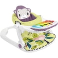 thumbnail image 4 of Silla Portátil para Bebé Fisher-Price Patea y Juega Mono Morado, 4 of 7