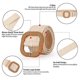 thumbnail image 4 of Woven Belt For Women Straw Elastic Stretch Waist Belt Boho Belts Ladies Summer Beach Dress Belts, 4 of 4