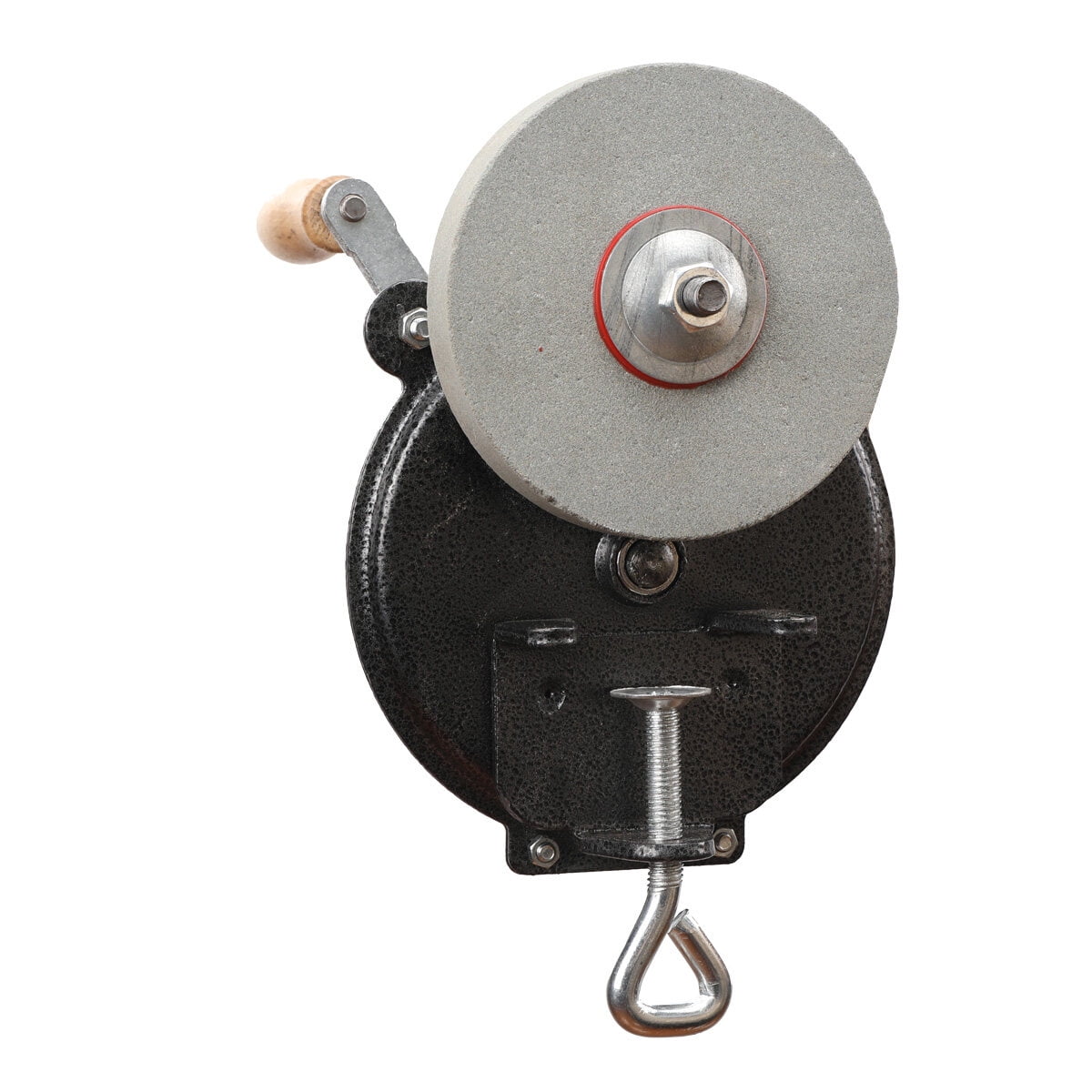 CDZHLTG Cast Iron 6" Hand Grinder Hand Bench Mount Hand crank Grinder Sharpener Tool