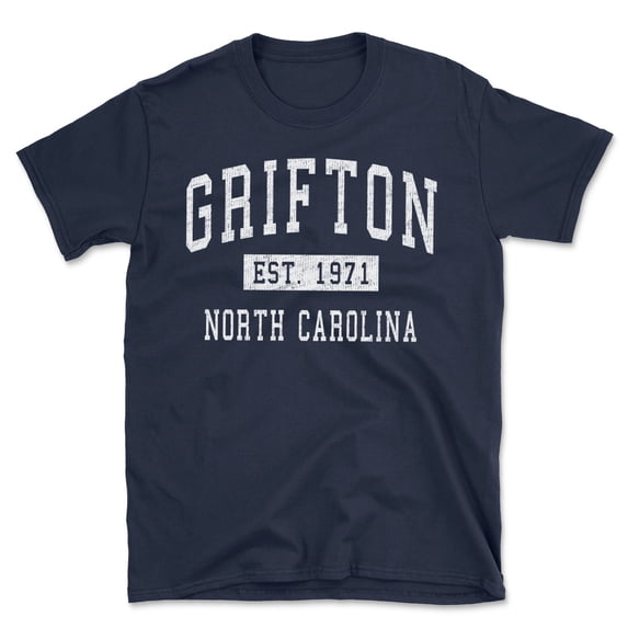Grifton North Carolina Classic Established Men's Cotton T-Shirt