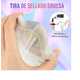 thumbnail image 4 of 500pzs Bolsas Holográficas Tornasol A Prueba De Olores Xtellar blanco, 4 of 4