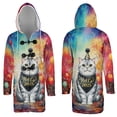 thumbnail image 3 of Hello 2025 British Shorthair Celebrates Happy New Year Firework Balloon All Over Print 3D Hooded Duffle Toggle Coat Cat Lover Kitten Owner Gifts - 02024, 3 of 6