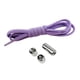 thumbnail image 4 of Cordones elásticos sin atar, 2 unidades, hebilla semicircular, sin atar Violeta, 4 of 9
