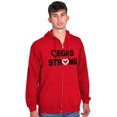 thumbnail image 5 of Vegas Strong NV Victim Support Love Zip Up Hoodie Men's Women's Brisco Brands M, 5 of 6