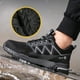 thumbnail image 2 of Zapatos De Seguridad Zapatos de trabajo de construcción para hombres con punta de acero antideslizante para deportes al aire libre (43 negro) Sywqhk Para Estrenar, 2 of 8
