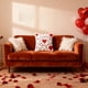 thumbnail image 5 of Decoración Del Día de San Valentín Corazón Decorativo Tirar Almohada Cubierta 45x45cm Poliéster Rojo Regalos Del Día de San Valentín para Parejas Sofá Sofá Cojín Cubierta, 5 of 6