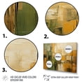 thumbnail image 3 of Designart "Wild Essence Collage in Green Beige I" Abstract Framed Wall Art Decor - Modern Green Tachisme Entryway Framed Wall Art, 3 of 6